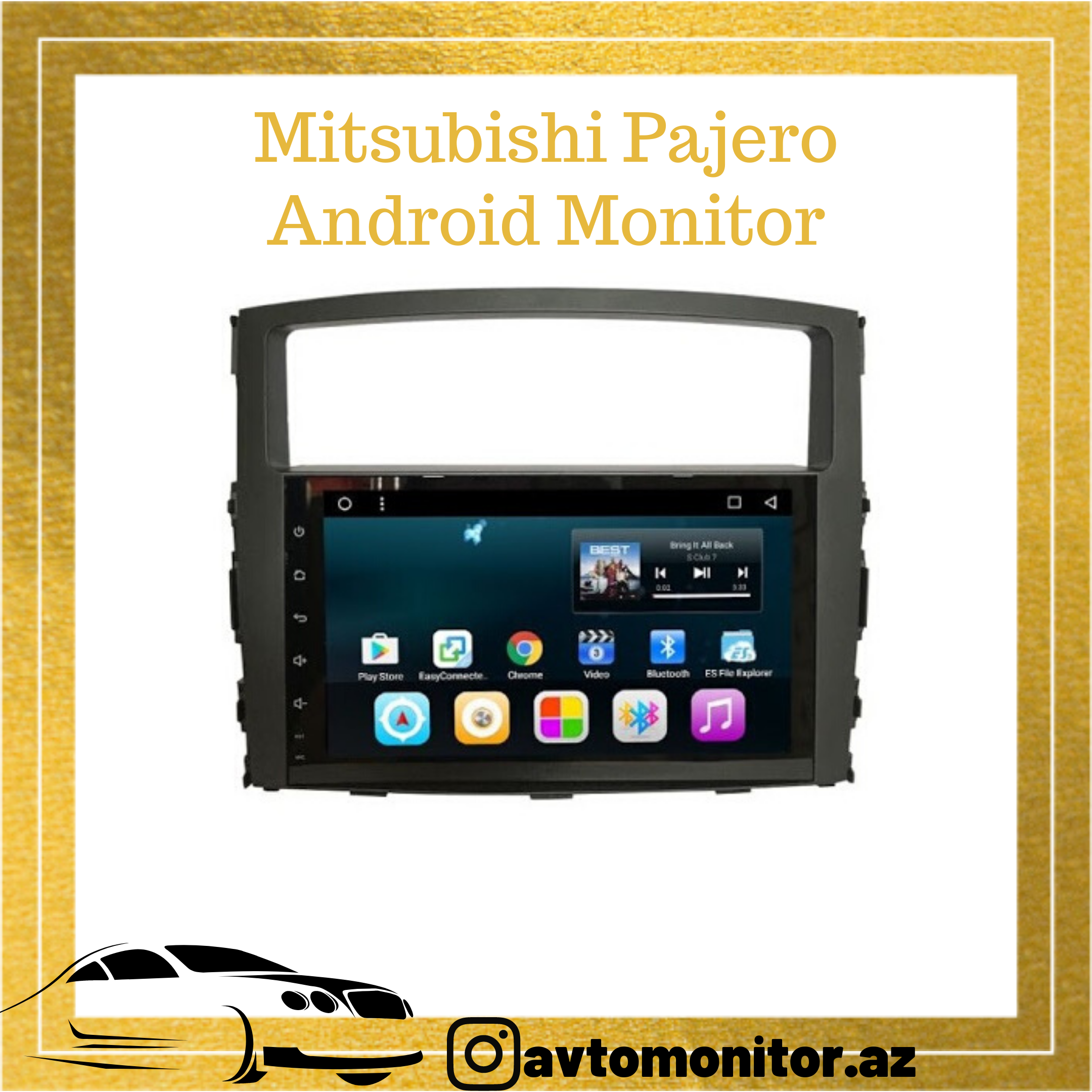Mitsubishi Pajero üçün Android Monitor- -- --